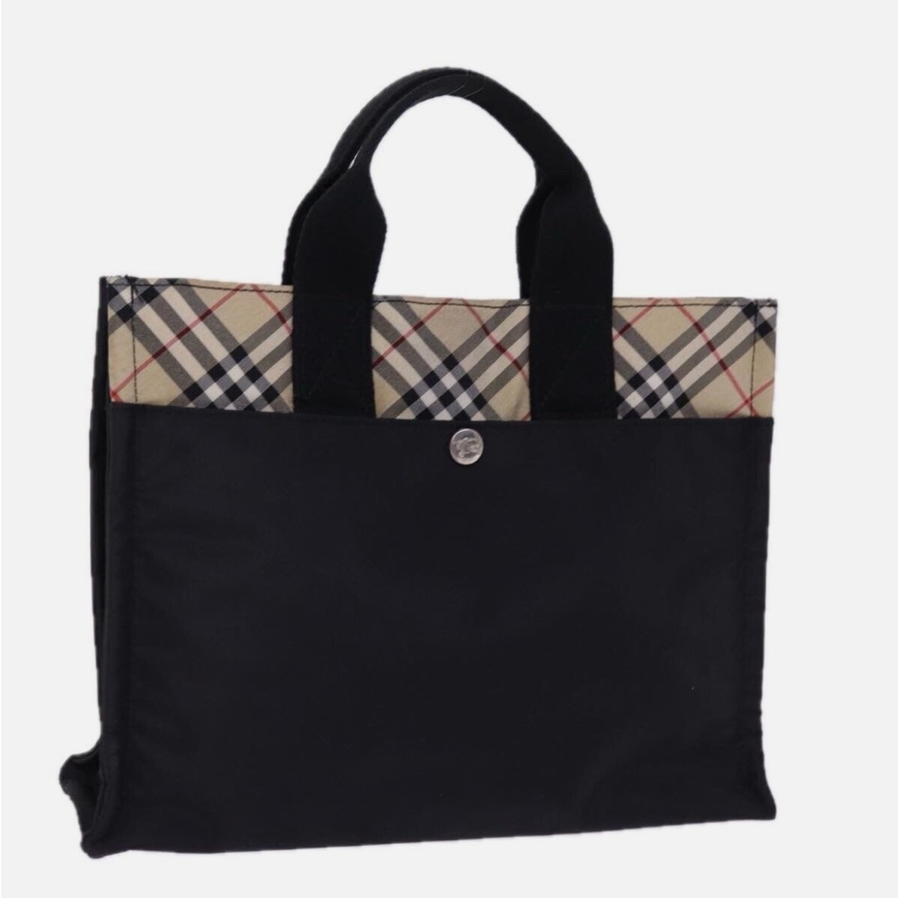 Burberry nova check nylon tote handbag
